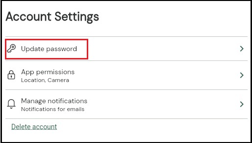 New website-Account settings-Update password.jpg